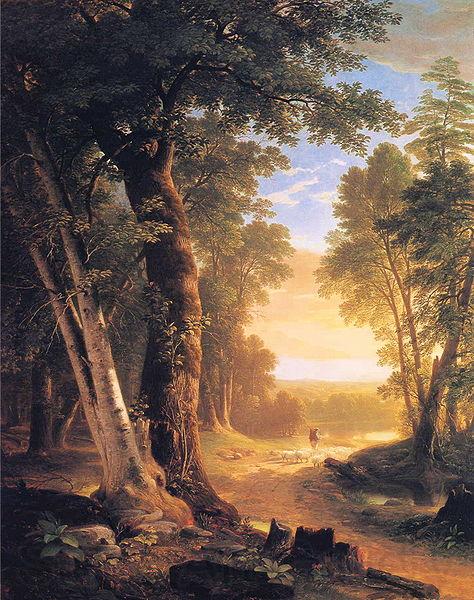 Asher Brown Durand The Beeches France oil painting art